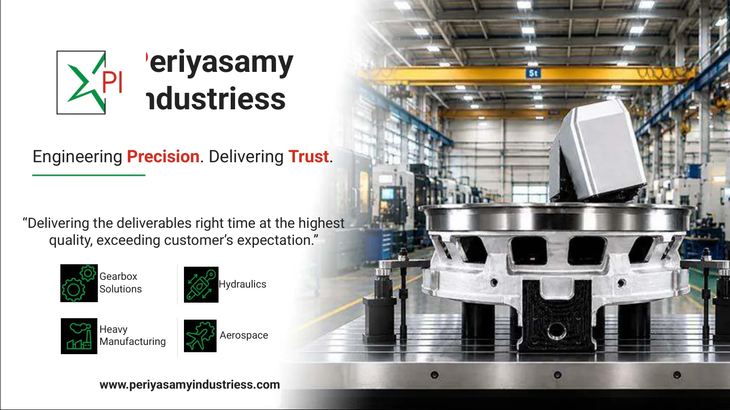 Periyasamy Industriess company profile — cover